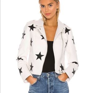 ⭐️🖤 BLANK NYC Vegan Leather Star Printed Jacket 🖤⭐️